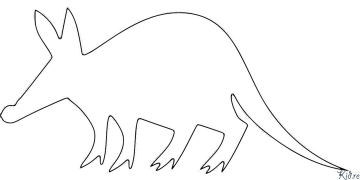 aardvark Розмальовки Для Друку